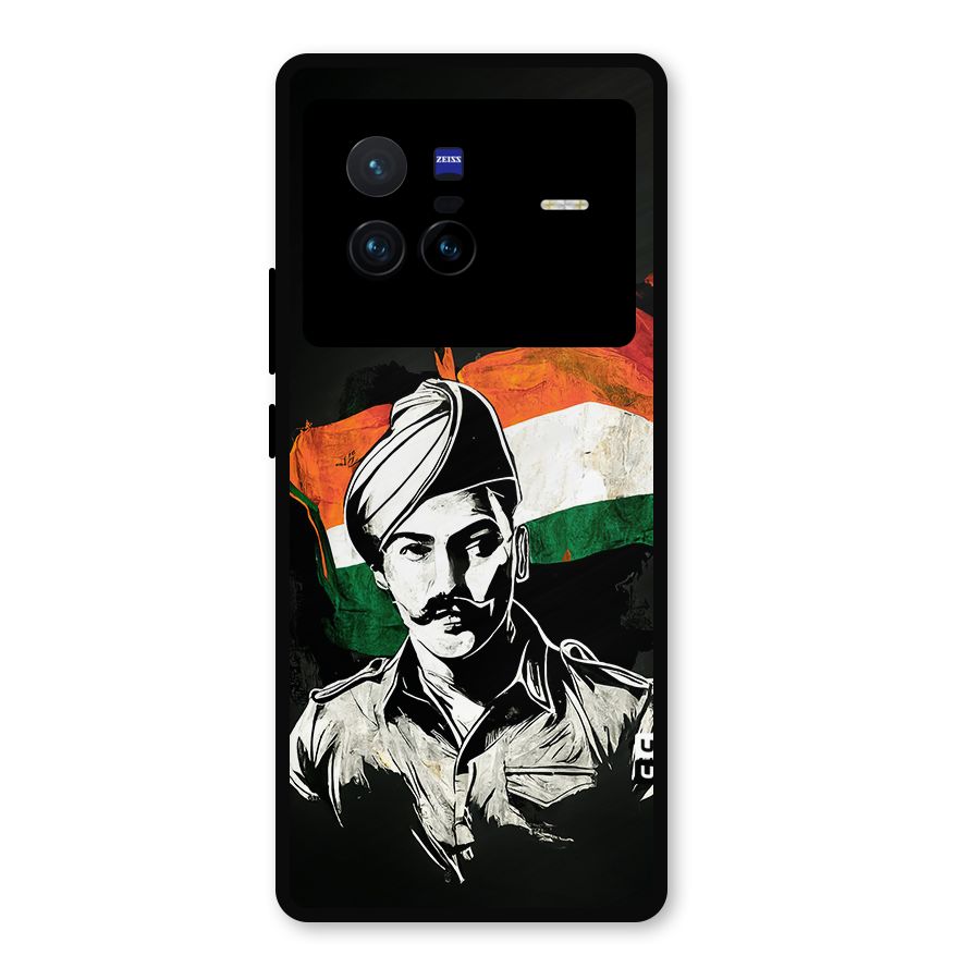 Patriotic Indian Metal Back Case for Vivo X80