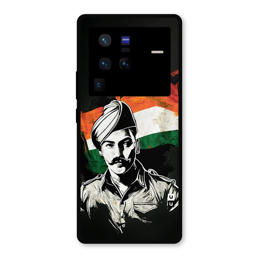 Patriotic Indian Metal Back Case for Vivo X80 Pro
