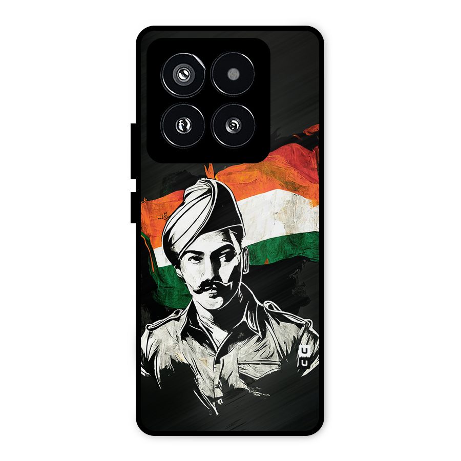 Patriotic Indian Metal Back Case for Xiaomi 14 Pro