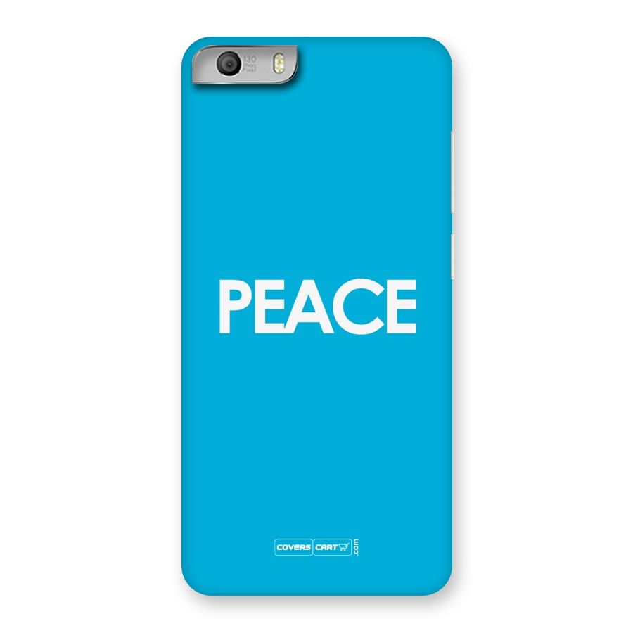 Peace Back Case for Micromax Canvas Knight 2