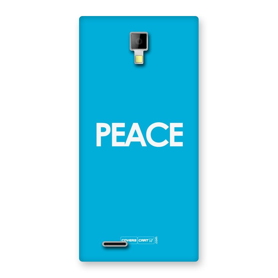Peace Back Case for Micromax Canvas Xpress A99