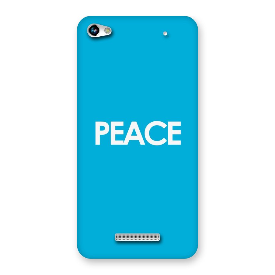 Peace Back Case for Micromax Hue 2