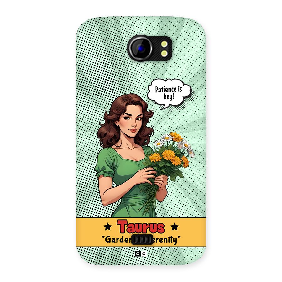 Peaceful Taurus Back Case for Canvas 2 A110