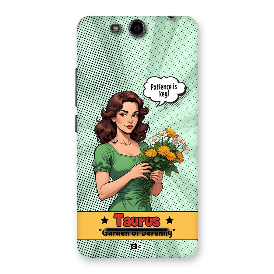 Peaceful Taurus Back Case for Canvas Juice 3 Q392
