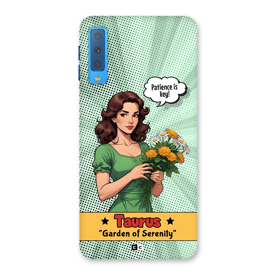 Peaceful Taurus Back Case for Galaxy A7 (2018)