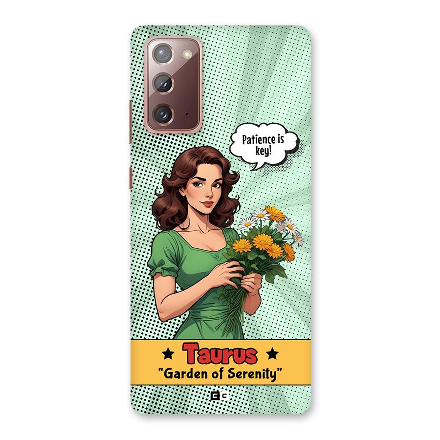 Peaceful Taurus Back Case for Galaxy Note 20