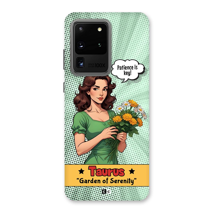 Peaceful Taurus Back Case for Galaxy S20 Ultra