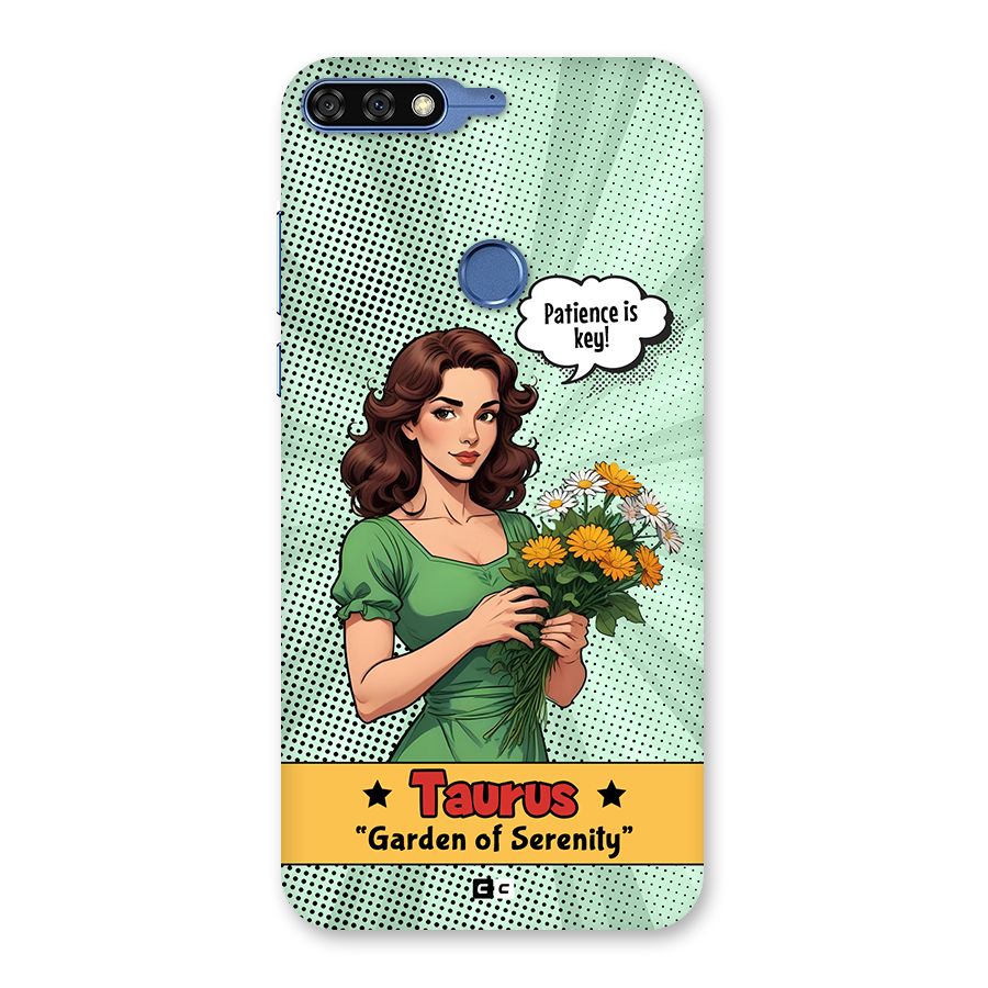 Peaceful Taurus Back Case for Honor 7C