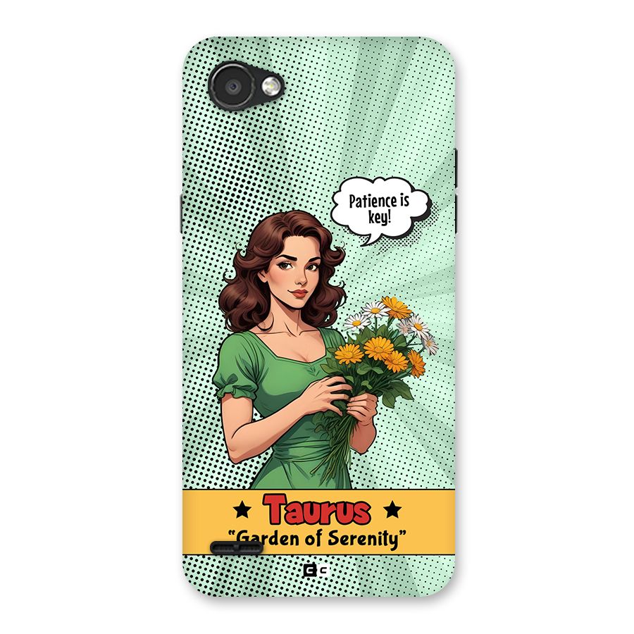 Peaceful Taurus Back Case for LG Q6
