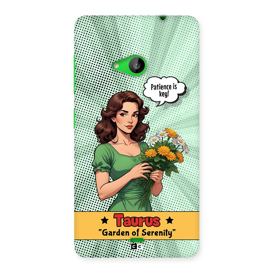 Peaceful Taurus Back Case for Lumia 535