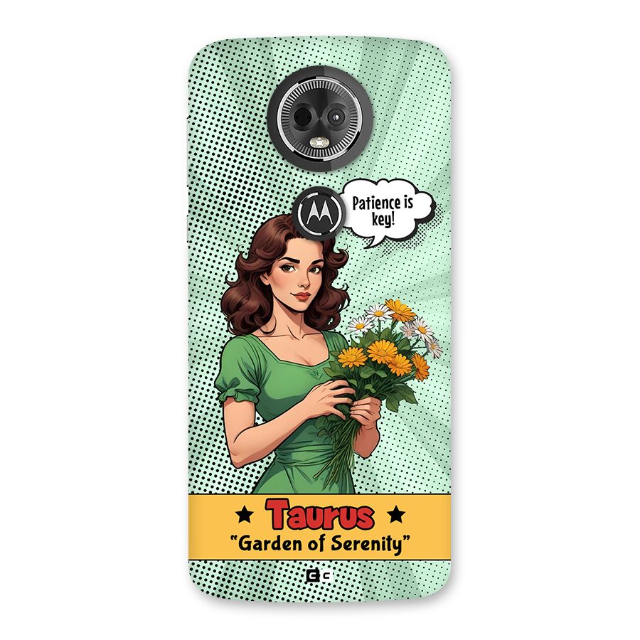 Peaceful Taurus Back Case for Moto E5 Plus
