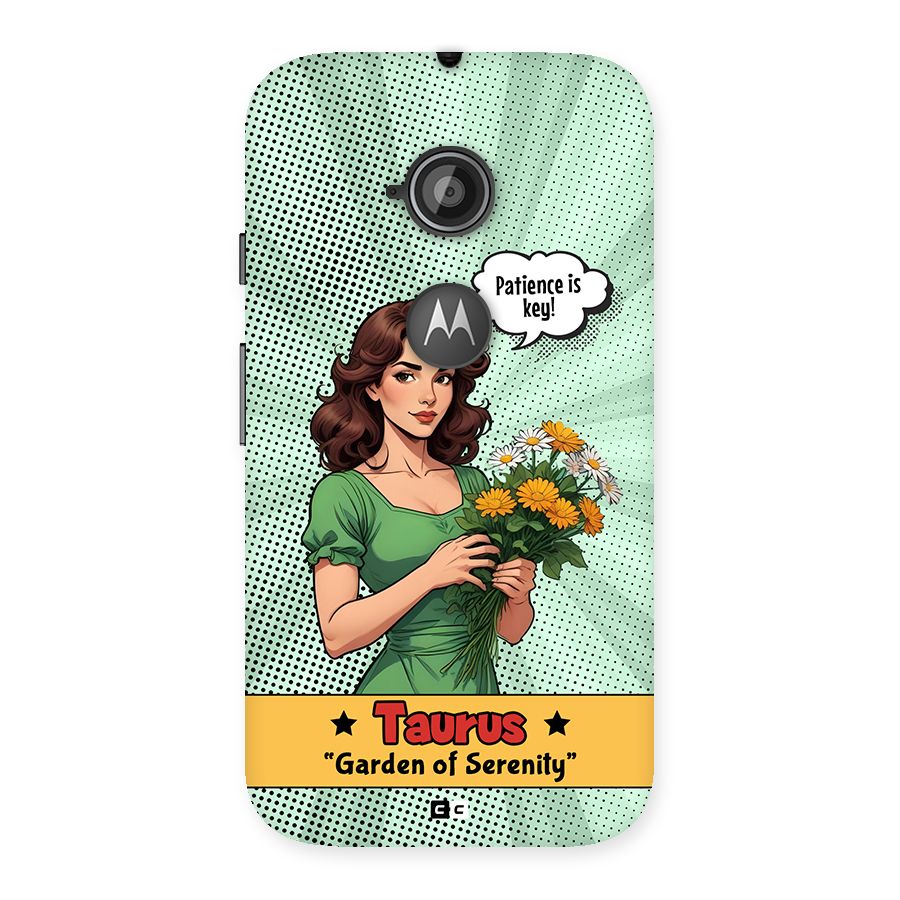Peaceful Taurus Back Case for Moto E 2nd Gen