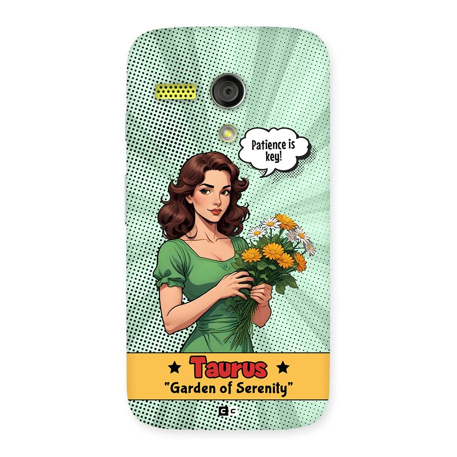 Peaceful Taurus Back Case for Moto G