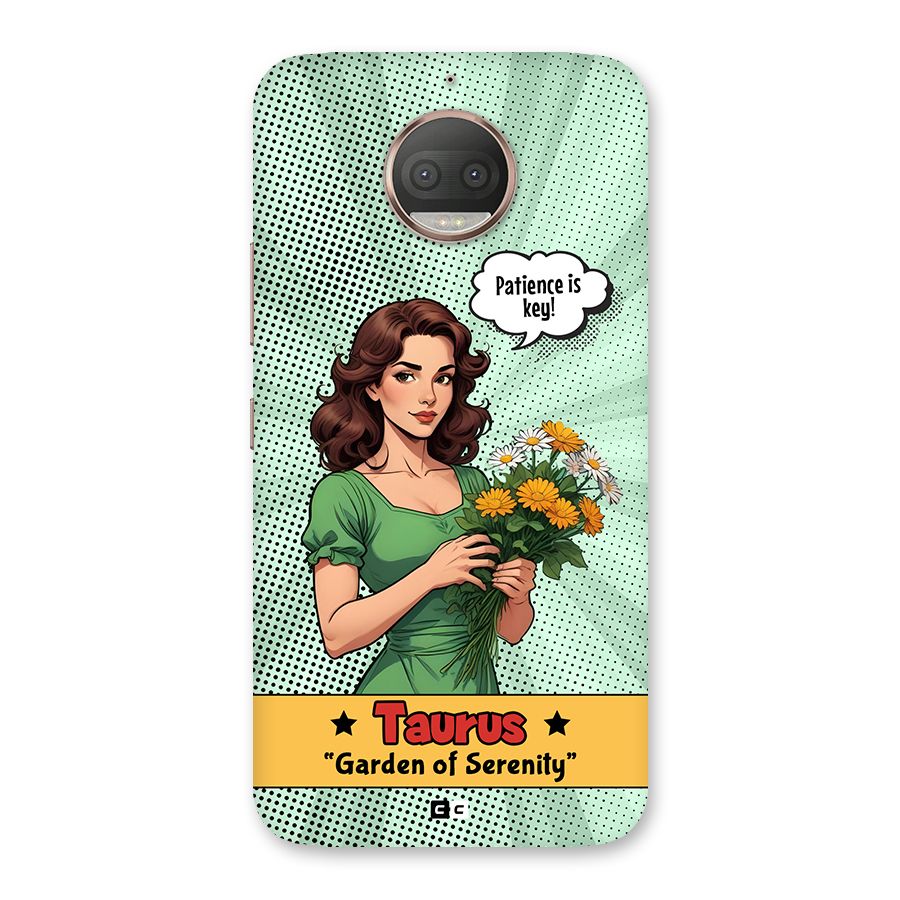 Peaceful Taurus Back Case for Moto G5s Plus