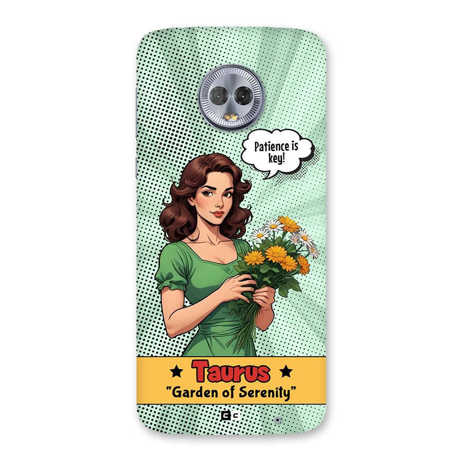 Peaceful Taurus Back Case for Moto G6 Plus