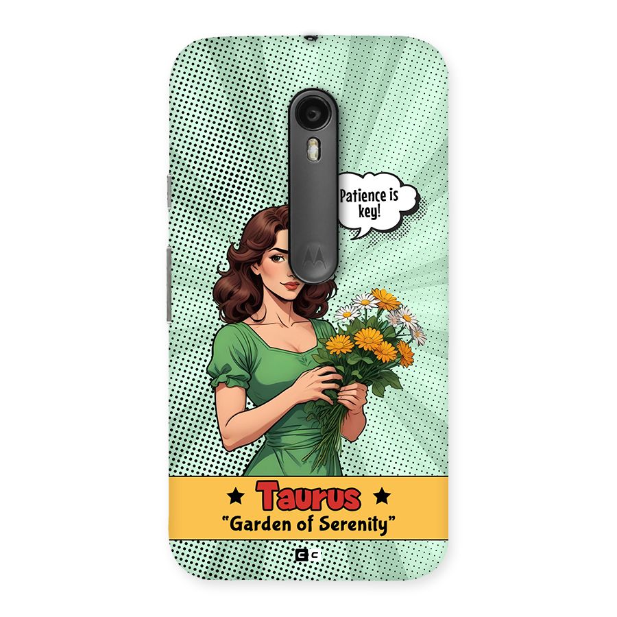 Peaceful Taurus Back Case for Moto G Turbo