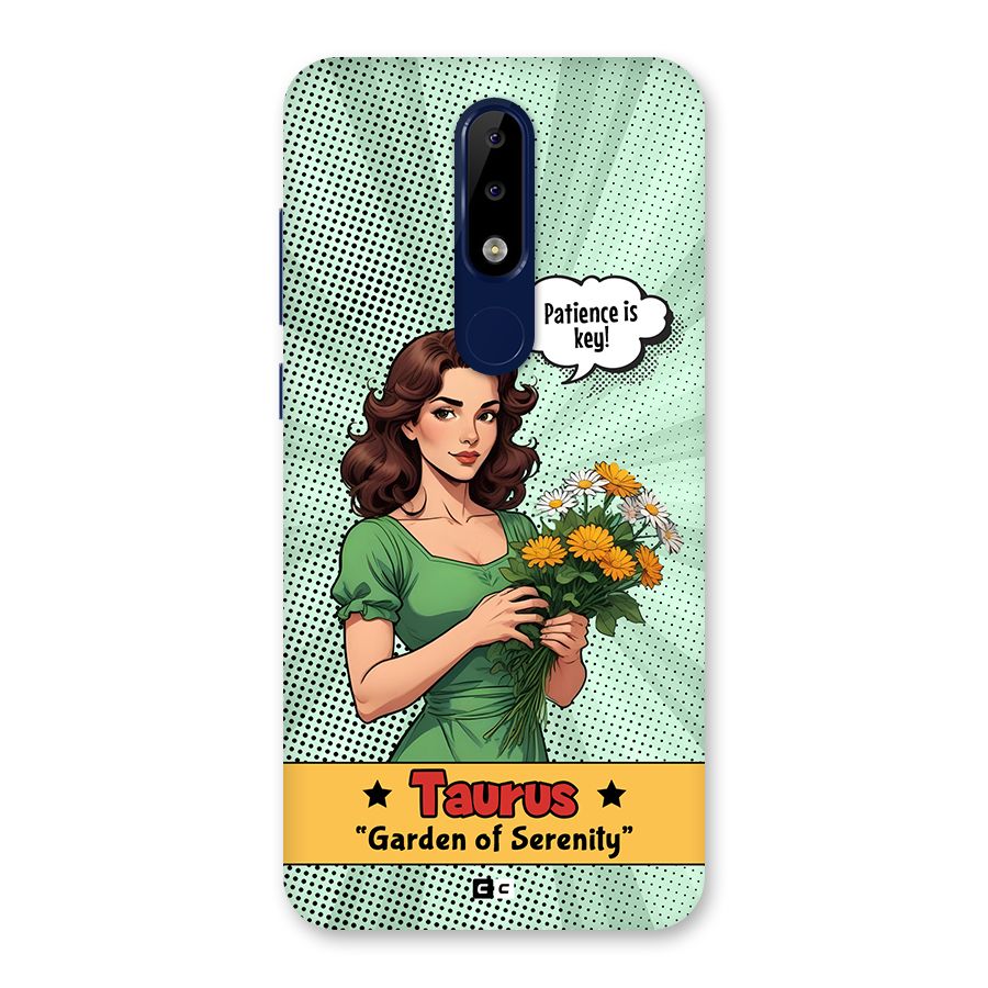 Peaceful Taurus Back Case for Nokia 5.1 Plus