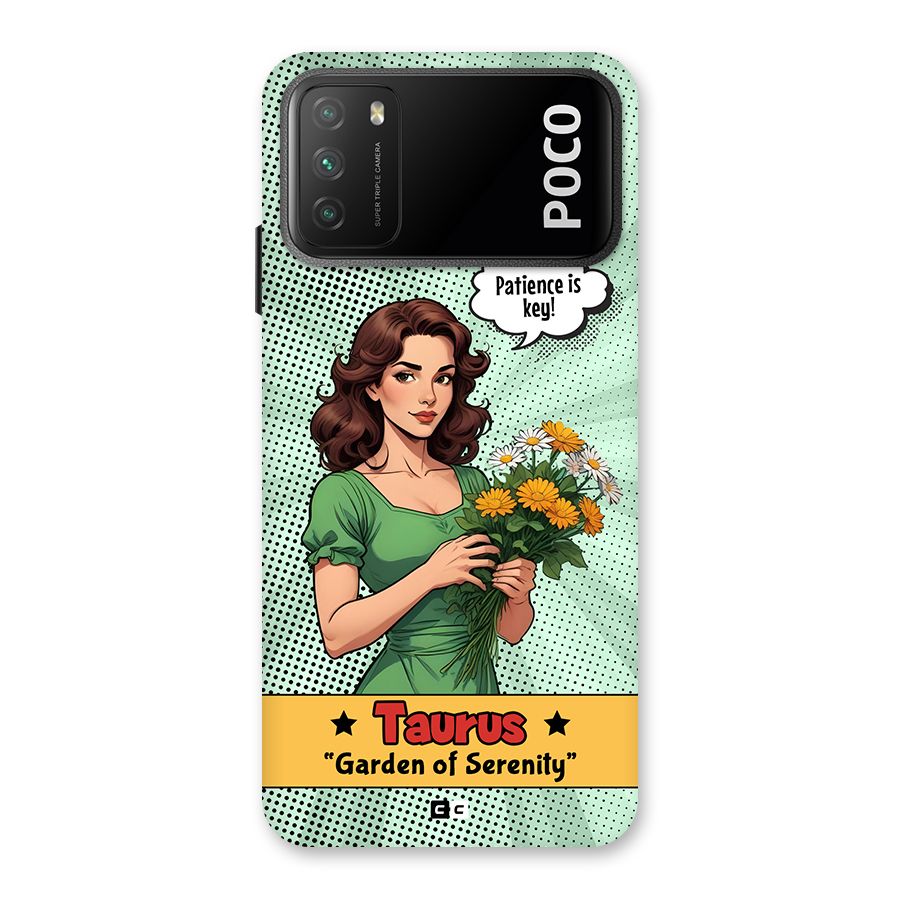 Peaceful Taurus Back Case for Poco M3
