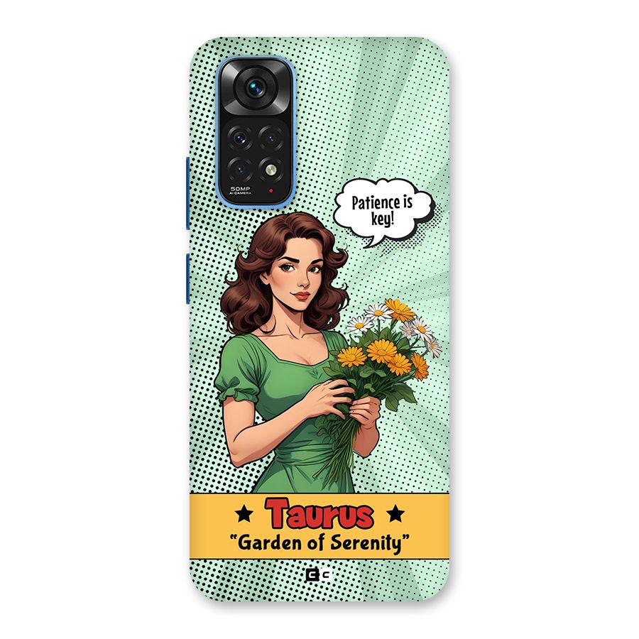 Peaceful Taurus Back Case for Redmi Note 11S