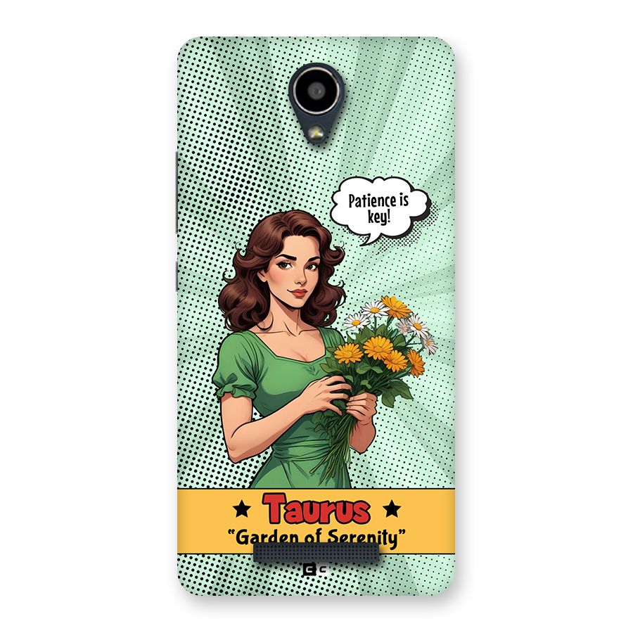 Peaceful Taurus Back Case for Redmi Note 2