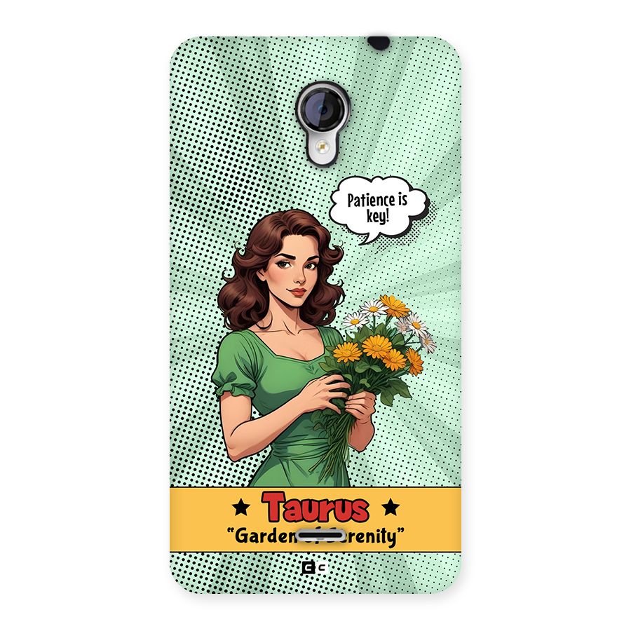 Peaceful Taurus Back Case for Unite 2 A106