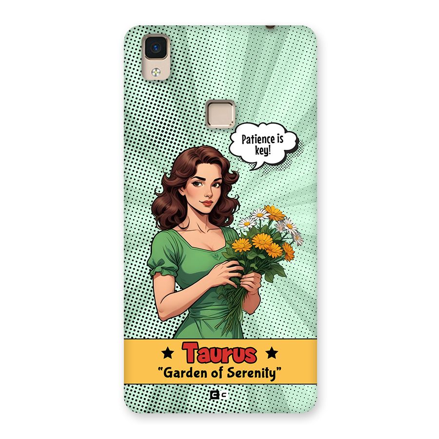Peaceful Taurus Back Case for V3 Max