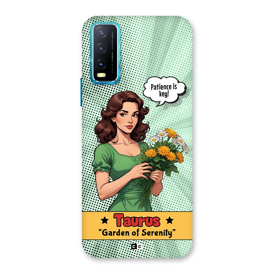 Peaceful Taurus Back Case for Vivo Y20A