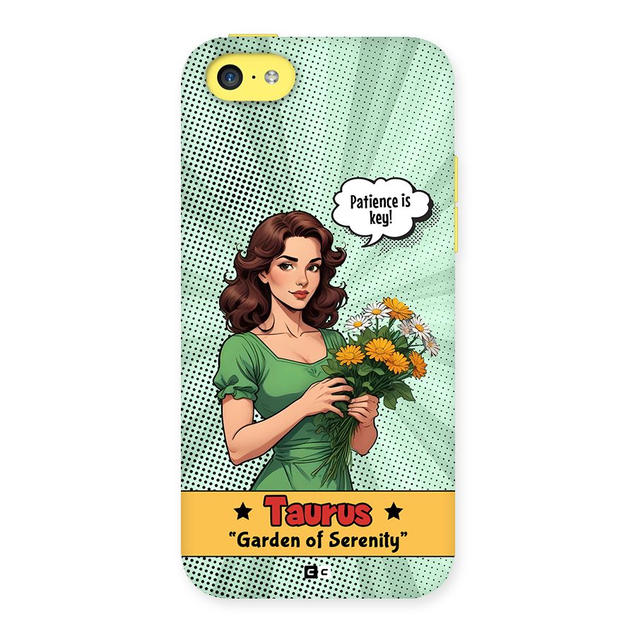 Peaceful Taurus Back Case for iPhone 5C