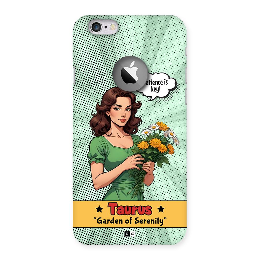 Peaceful Taurus Back Case for iPhone 6 Logo Cut