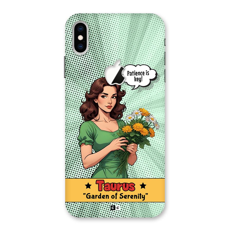 Peaceful Taurus Back Case for iPhone XS Max Apple Cut