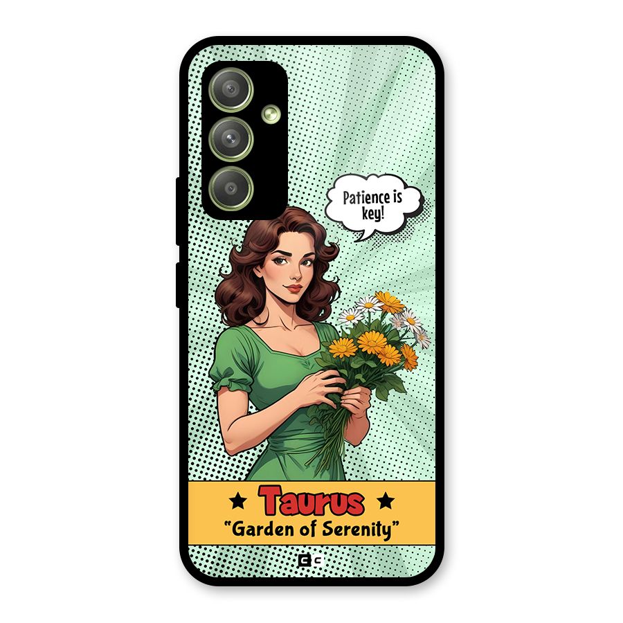 Peaceful Taurus Glass Back Case for Galaxy A54