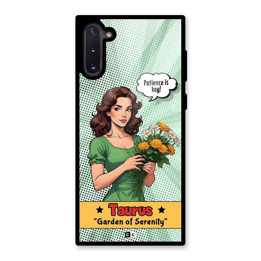 Peaceful Taurus Glass Back Case for Galaxy Note 10