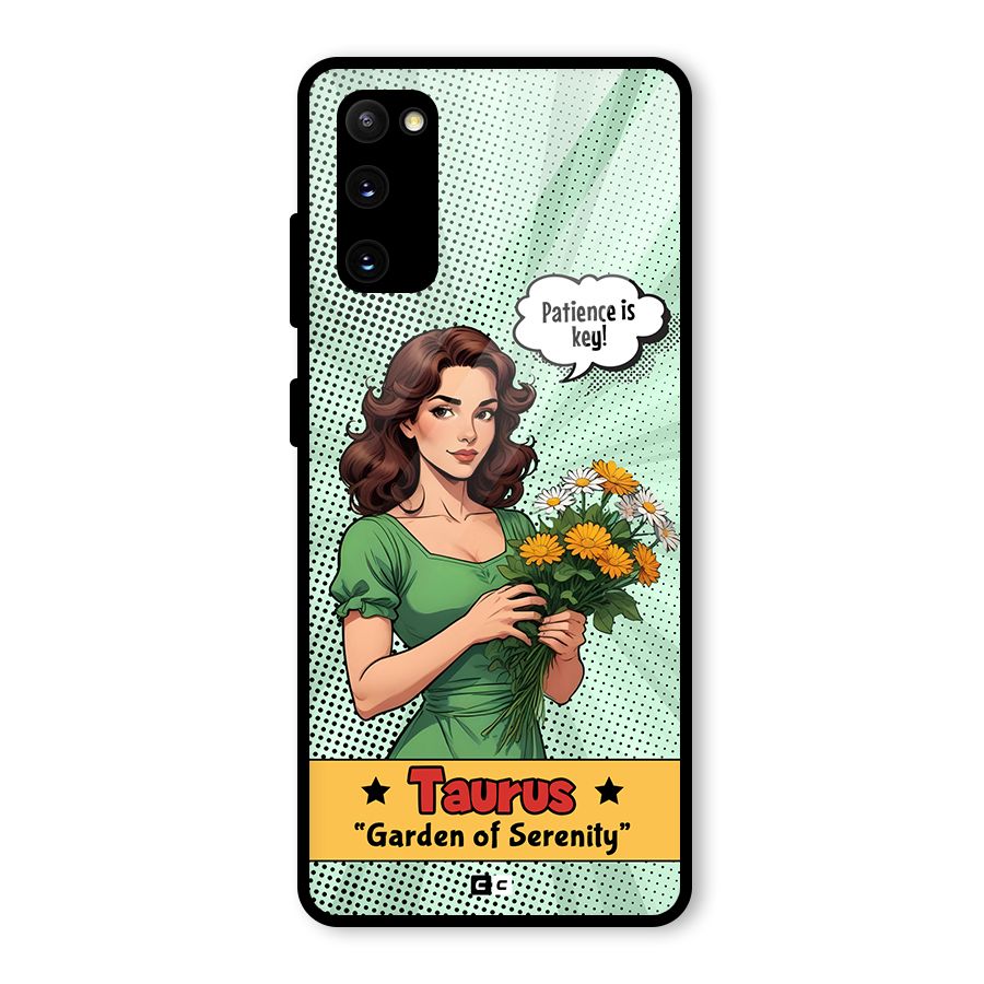 Peaceful Taurus Glass Back Case for Galaxy S20 FE