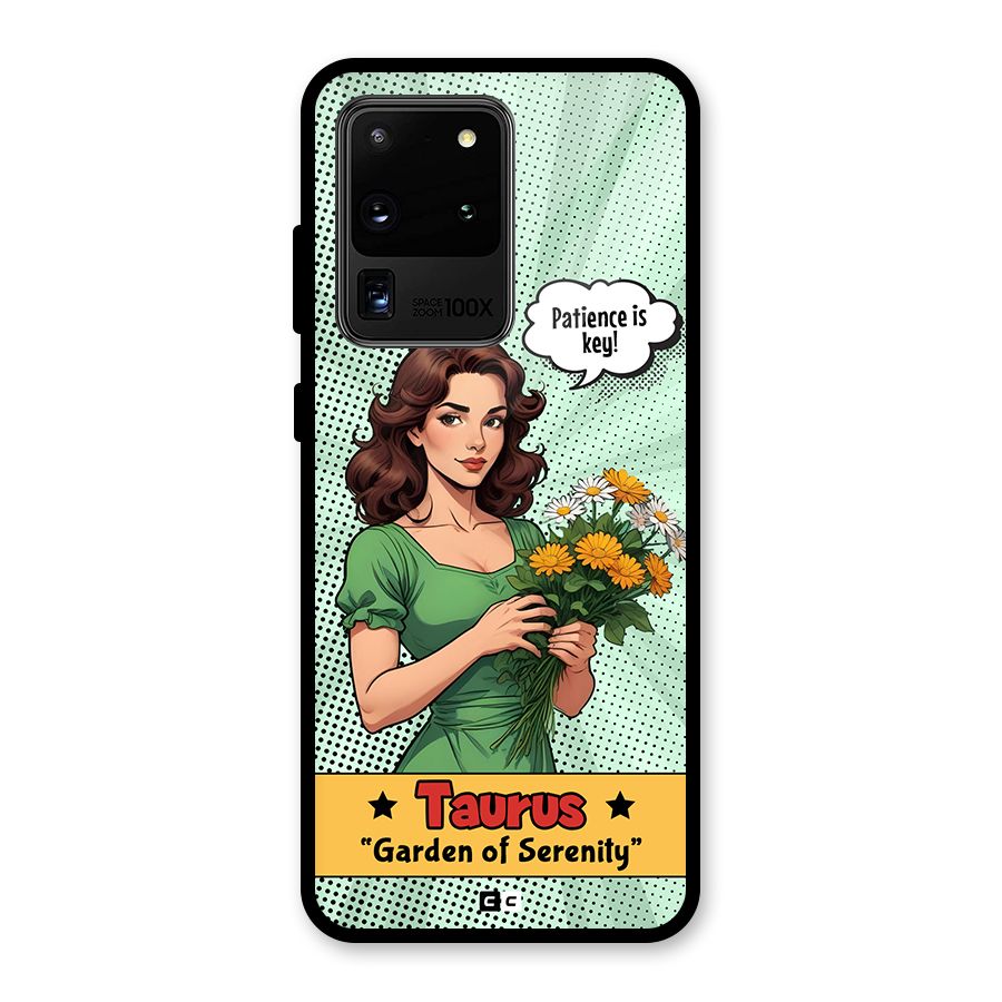 Peaceful Taurus Glass Back Case for Galaxy S20 Ultra