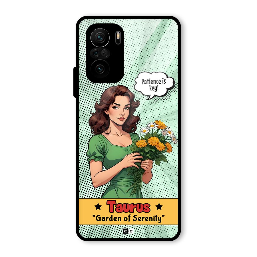Peaceful Taurus Glass Back Case for Mi 11X Pro