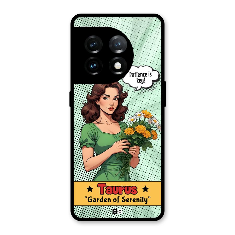 Peaceful Taurus Glass Back Case for OnePlus 11
