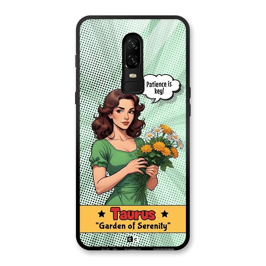 Peaceful Taurus Glass Back Case for OnePlus 6