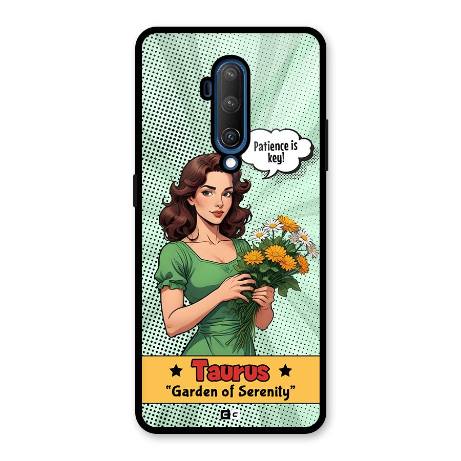 Peaceful Taurus Glass Back Case for OnePlus 7T Pro