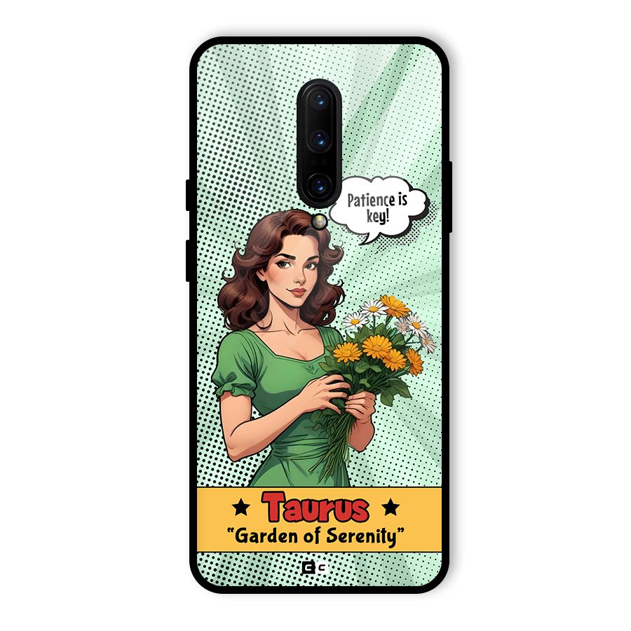 Peaceful Taurus Glass Back Case for OnePlus 7 Pro