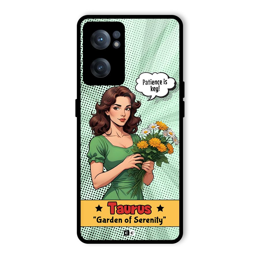 Peaceful Taurus Glass Back Case for OnePlus Nord CE 2 5G