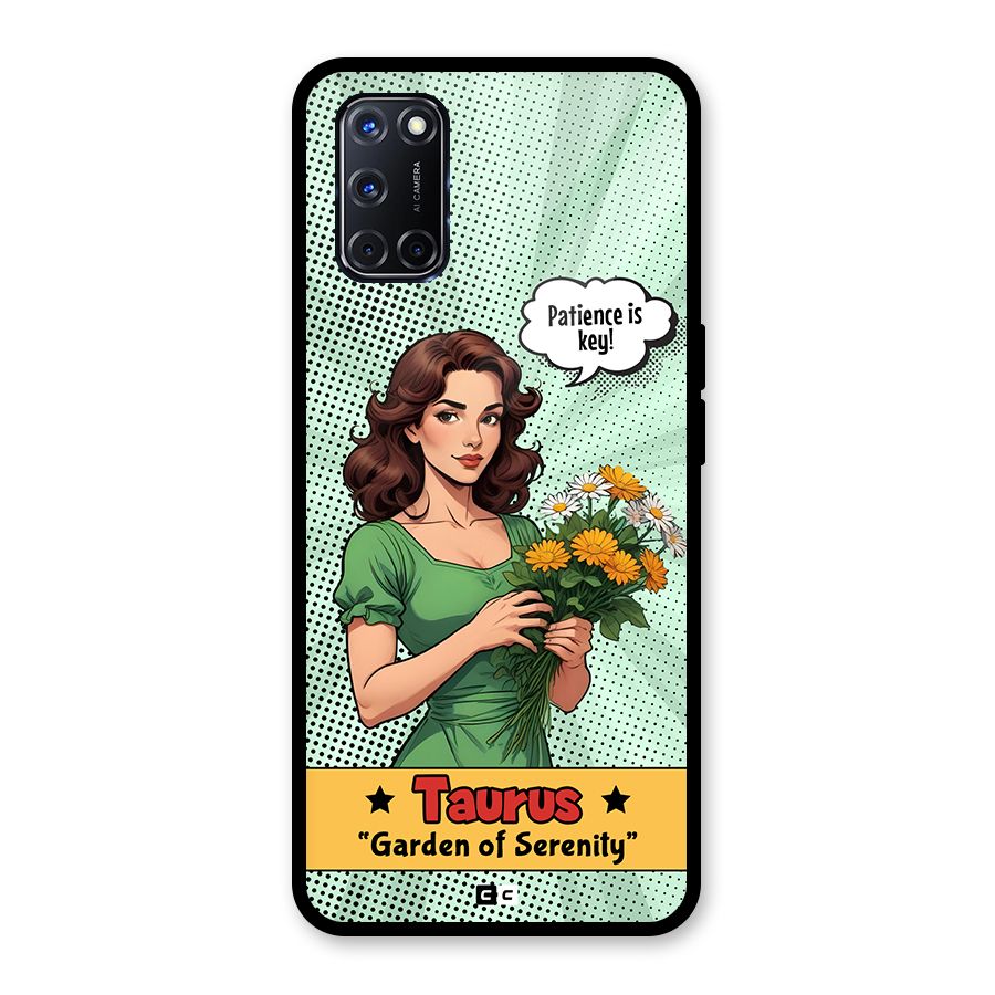 Peaceful Taurus Glass Back Case for Oppo A52