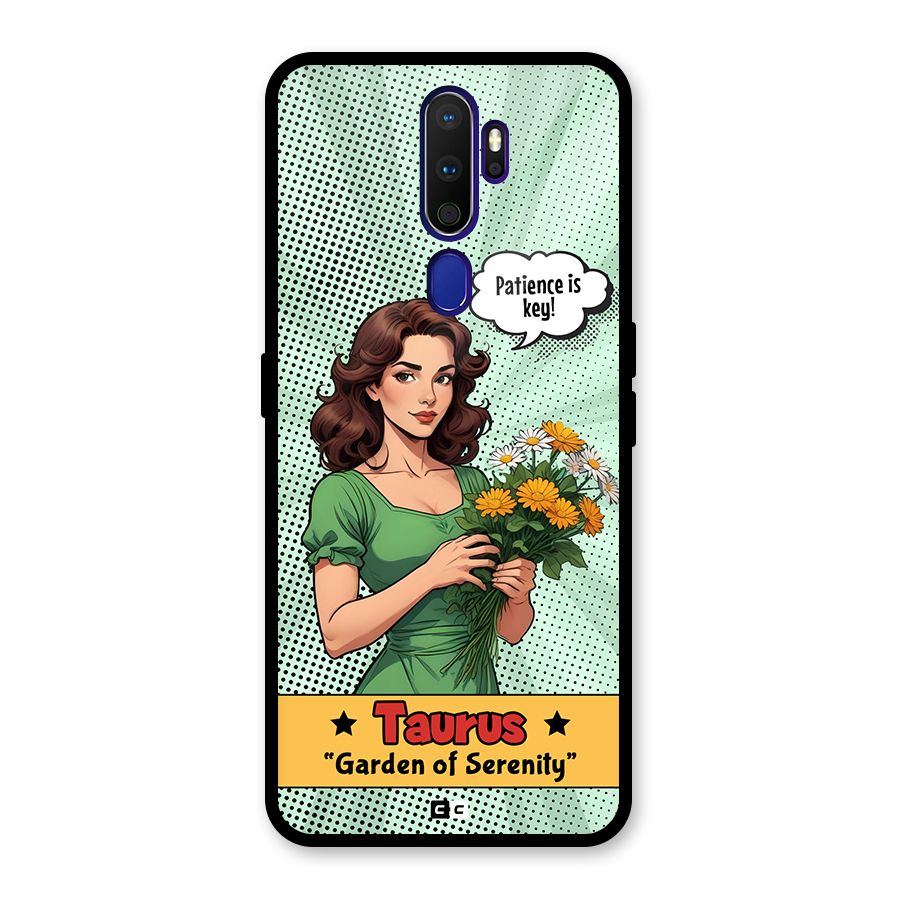Peaceful Taurus Glass Back Case for Oppo A9 (2020)