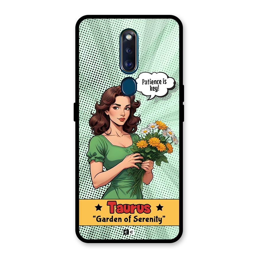 Peaceful Taurus Glass Back Case for Oppo F11 Pro