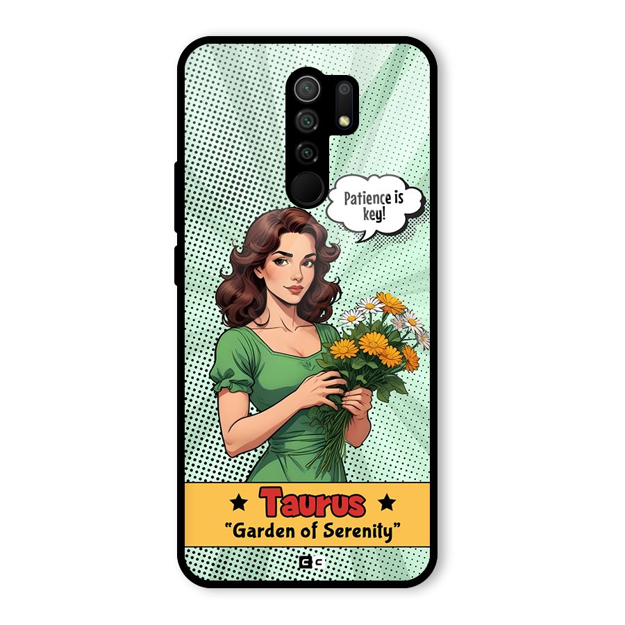 Peaceful Taurus Glass Back Case for Poco M2
