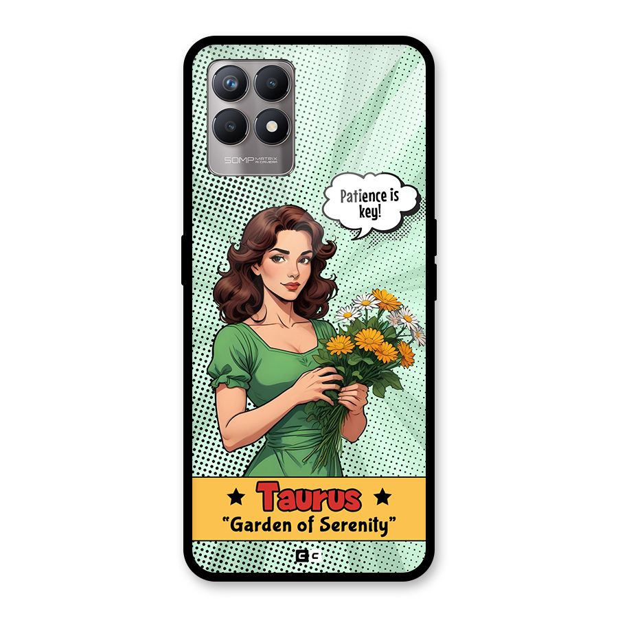Peaceful Taurus Glass Back Case for Realme 8i