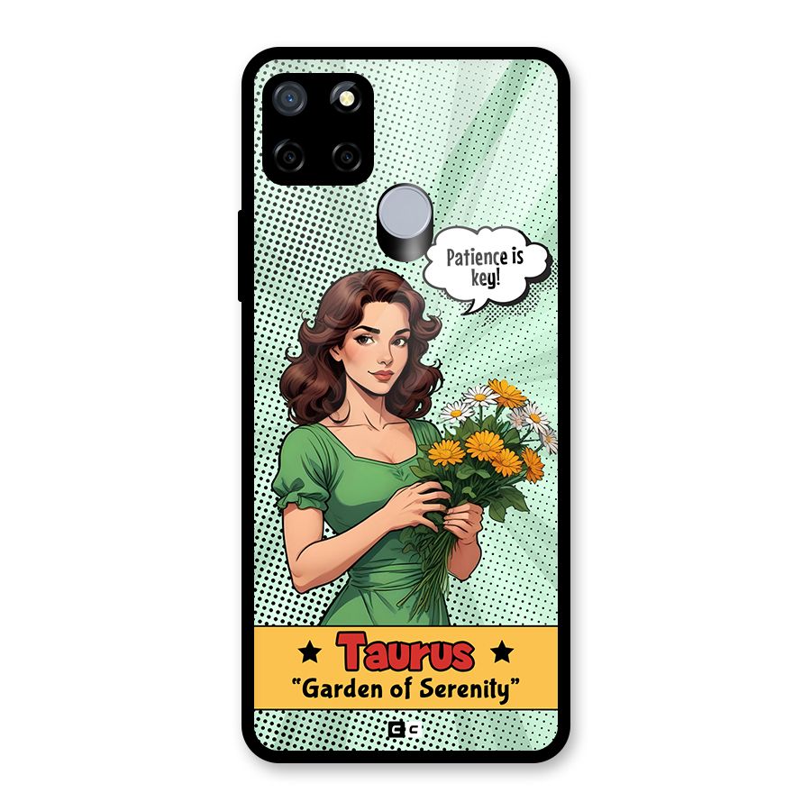 Peaceful Taurus Glass Back Case for Realme C12