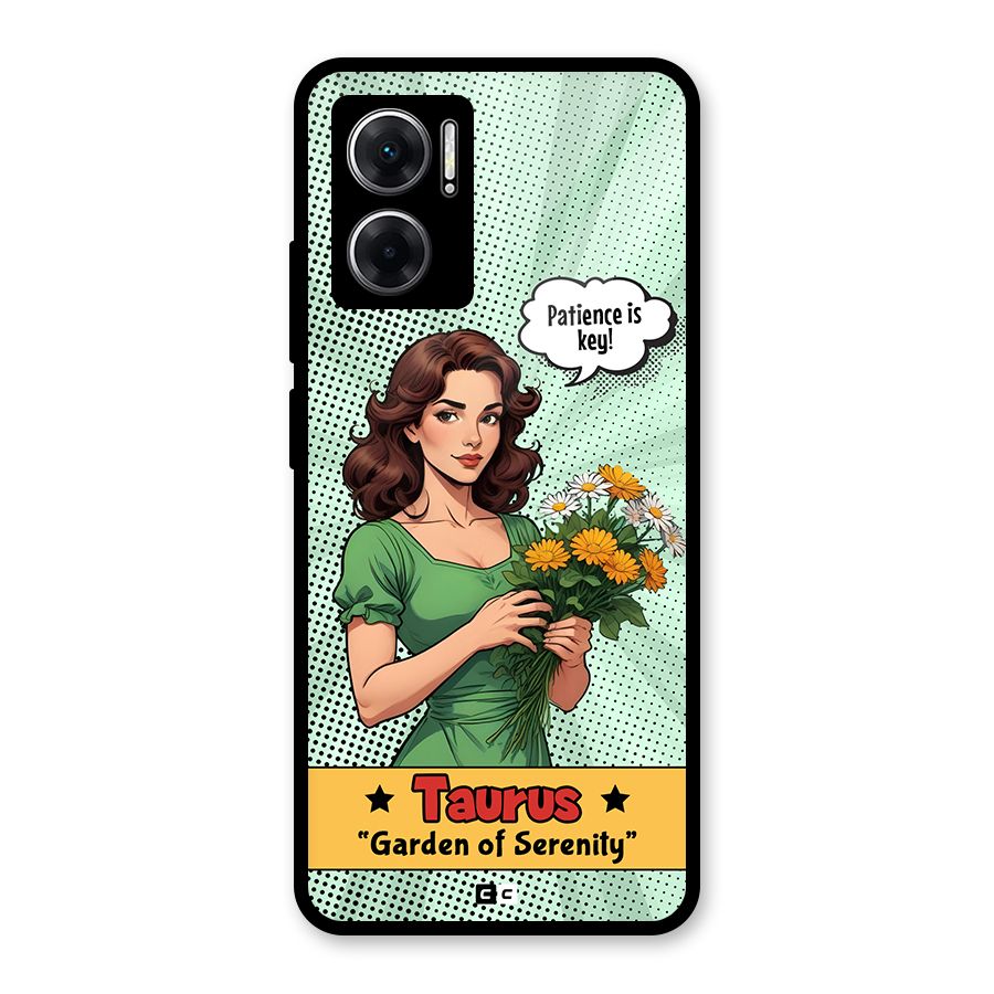 Peaceful Taurus Glass Back Case for Redmi 11 Prime 5G
