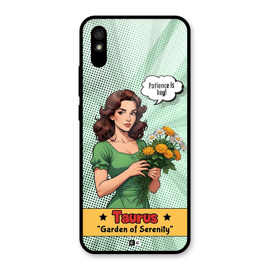 Peaceful Taurus Glass Back Case for Redmi 9A