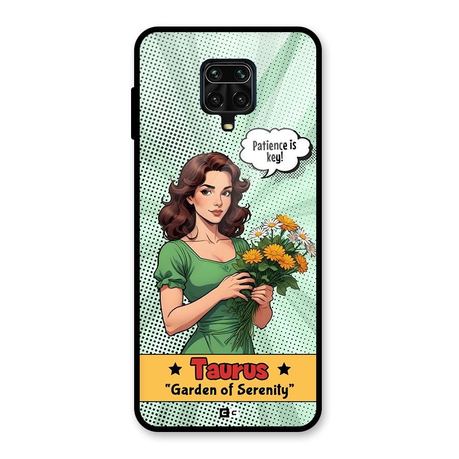 Peaceful Taurus Glass Back Case for Redmi Note 10 Lite