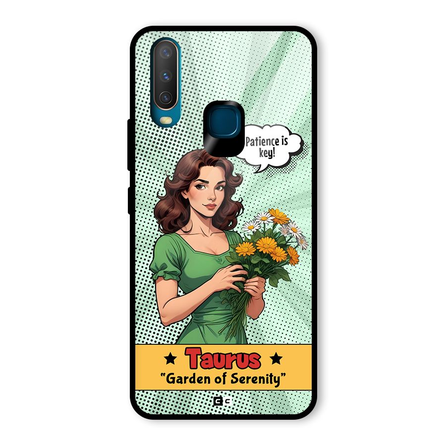 Peaceful Taurus Glass Back Case for Vivo U10